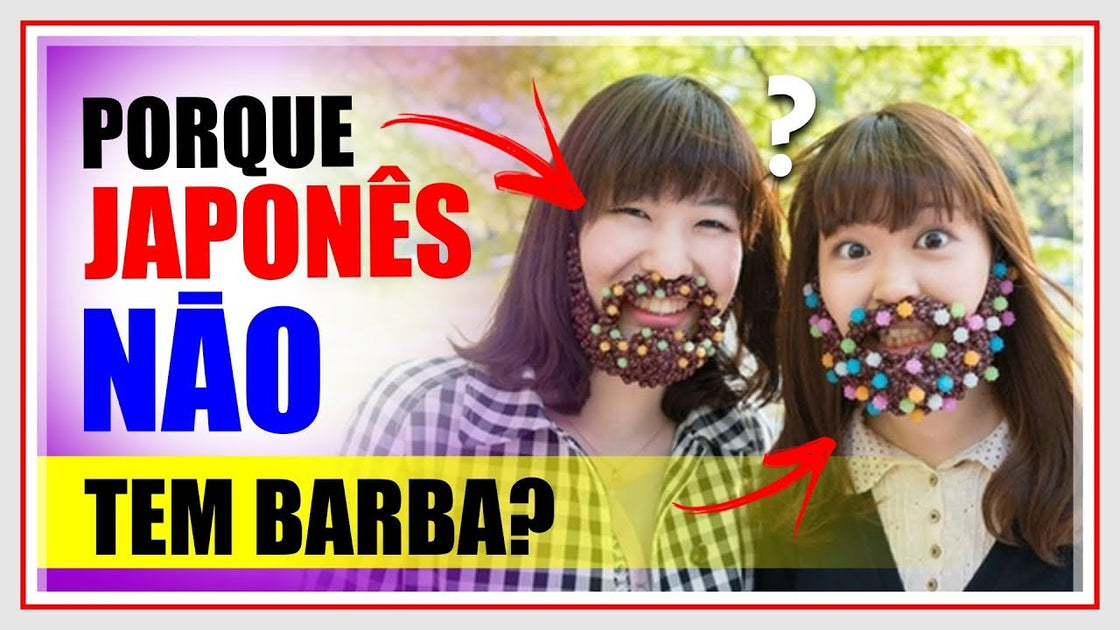 Porque japonês não tem pelos?