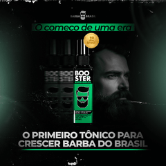 Booster 2.0: O Primeiro Tônico para Crescer Barba do Brasil