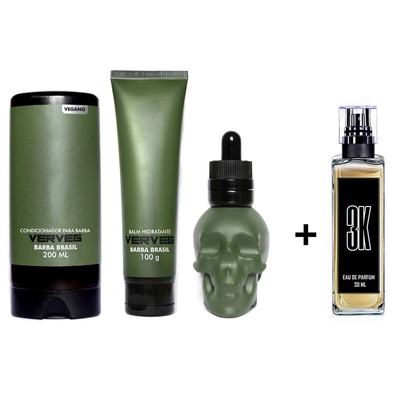 Kit HIDRATAÇÃO EXTREMA verveg + 3K EAU DE PARFUM